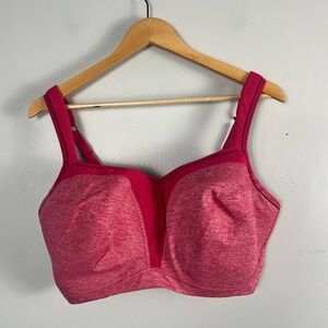Panache sport pink halter workout bra size 38H